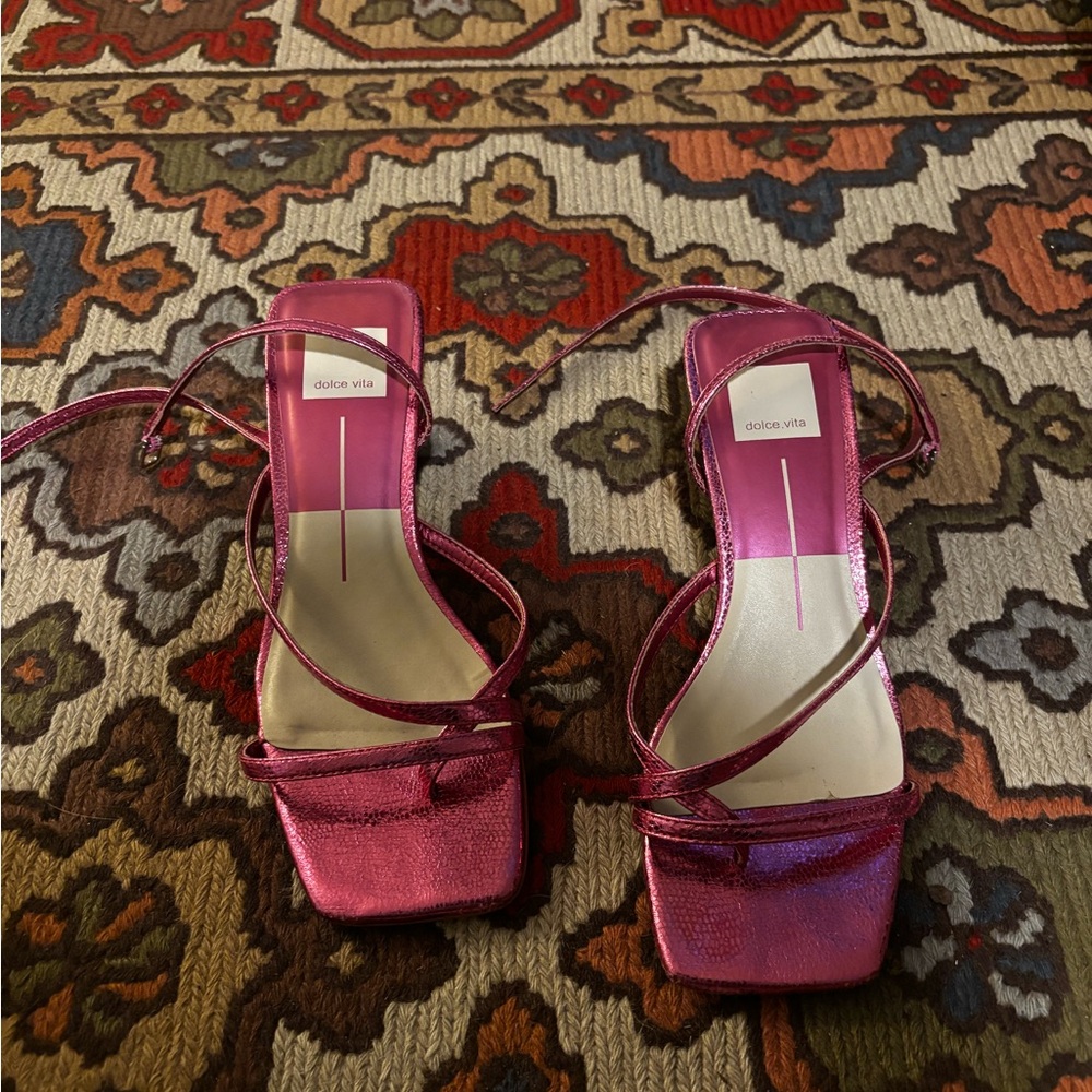 Dolce Vita Fuchsia Strappy Heels